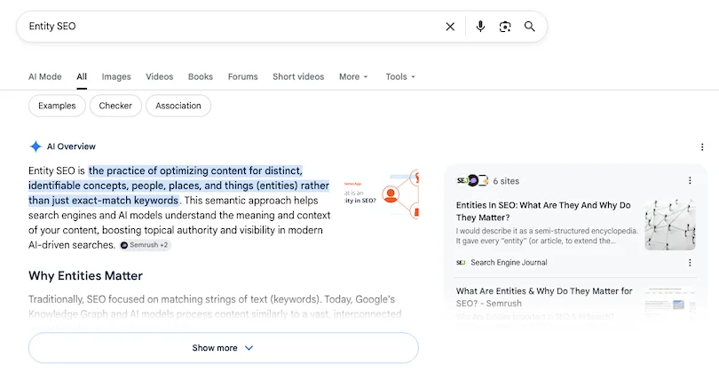 Knowledge Panel